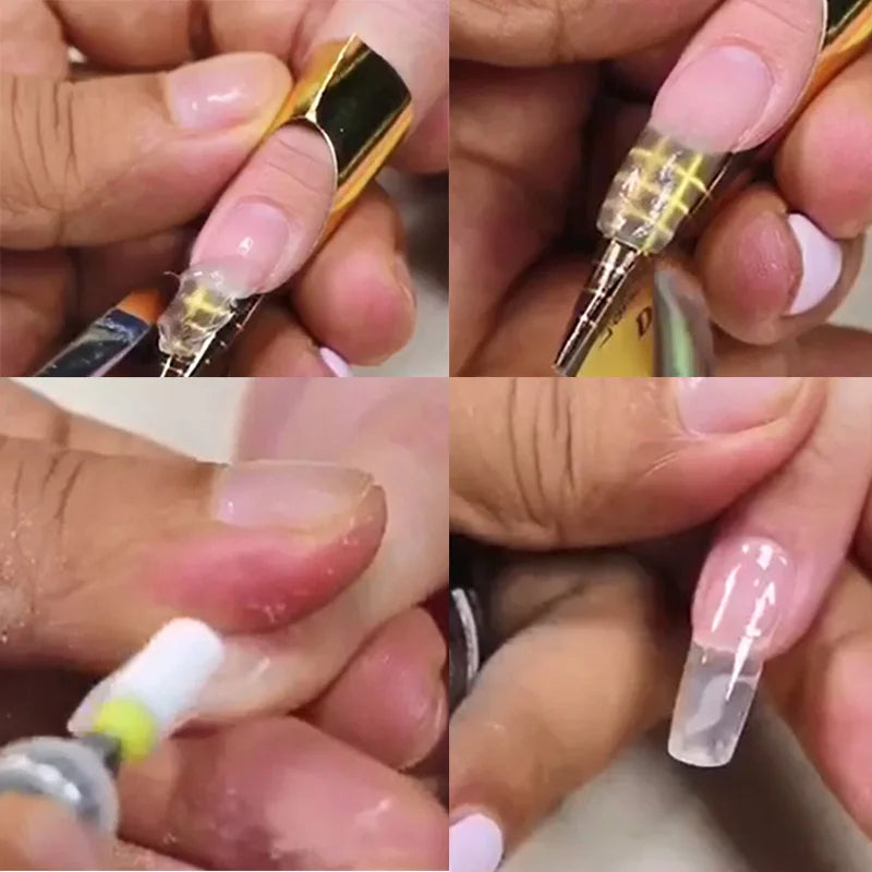 MSHARE 250g Fiber Gel Nail Extension Fiberglass Gel Clear White Pink - Daisan Mart