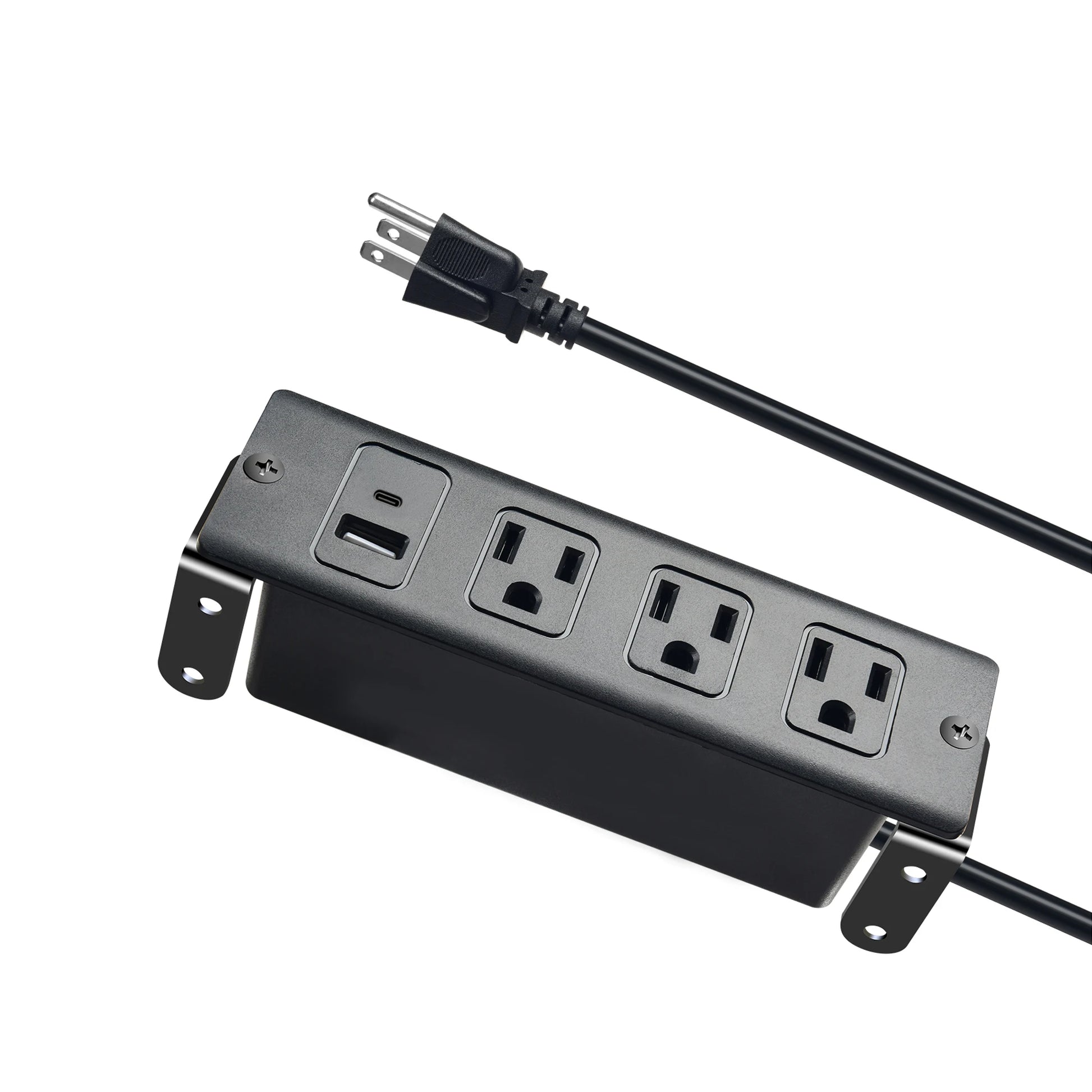 Ổ Cắm Chìm Góc L Type C Cho Bàn & Đồ Nội Thất Mỹ - Daisan Mart