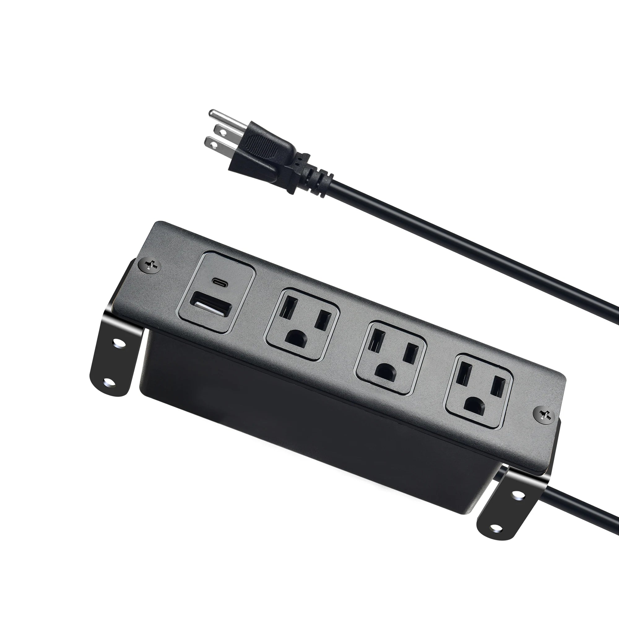 Ổ Cắm Chìm Góc L Type C Cho Bàn & Đồ Nội Thất Mỹ - Daisan Mart