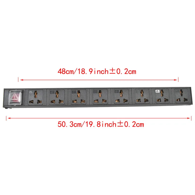 Ổ điện tủ mạng 2-9 cổng đa năng IEC-C14 PDU - Daisan Mart