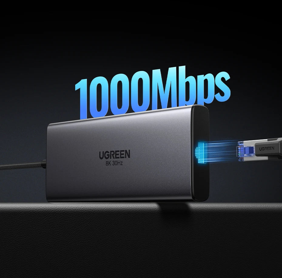 UGREEN HUB Đa Năng 10in1 USB-C 8K cho MacBook - Daisan Mart