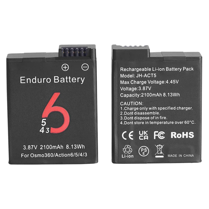 Pin Máy Ảnh DJI Action 6 2100mAh - Phụ Kiện Sạc Osmo - Daisan Mart