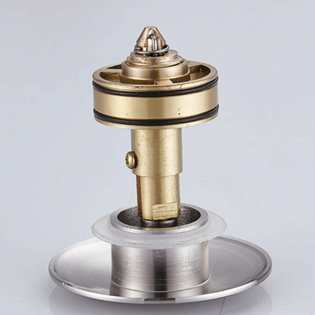 Spring Plug /Bounce Valve Bounce Plug Bath Waste Easy Pop Up Click Clack Plug Bolt For Basin Drain Stopper Floor Drain Fitting - Daisan Mart