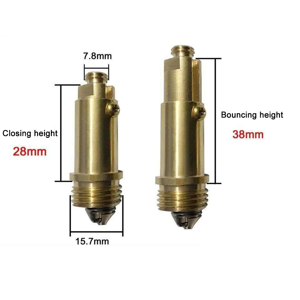 Spring Plug /Bounce Valve Bounce Plug Bath Waste Easy Pop Up Click Clack Plug Bolt For Basin Drain Stopper Floor Drain Fitting - Daisan Mart