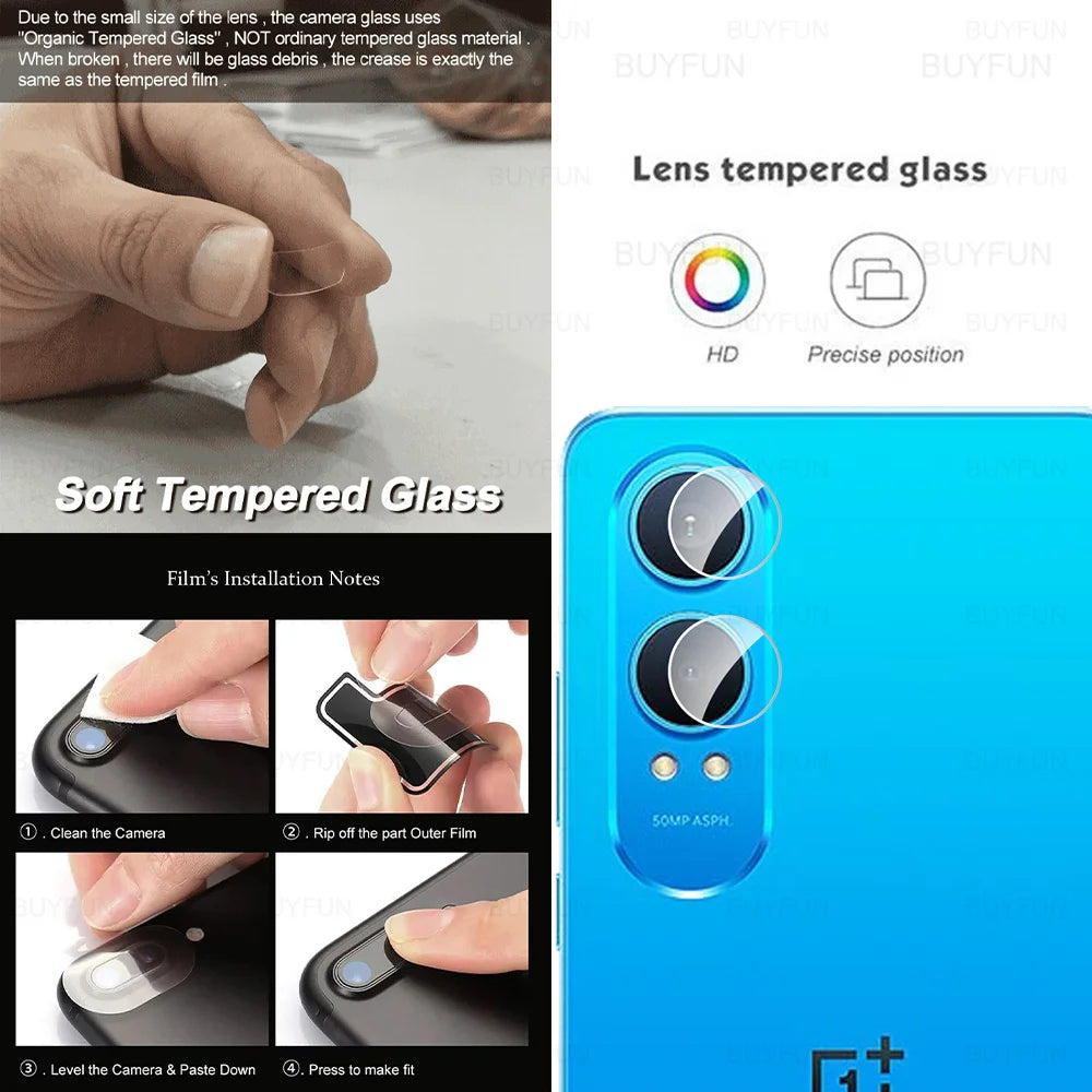 Nord CE4 Lite Glass 8To1 Camera Tempered Glass For OnePlus NordCE4 CE4Lite CE 4 Light NordCE4Lite 5G Phone Lens Screen Protector - Daisan Mart