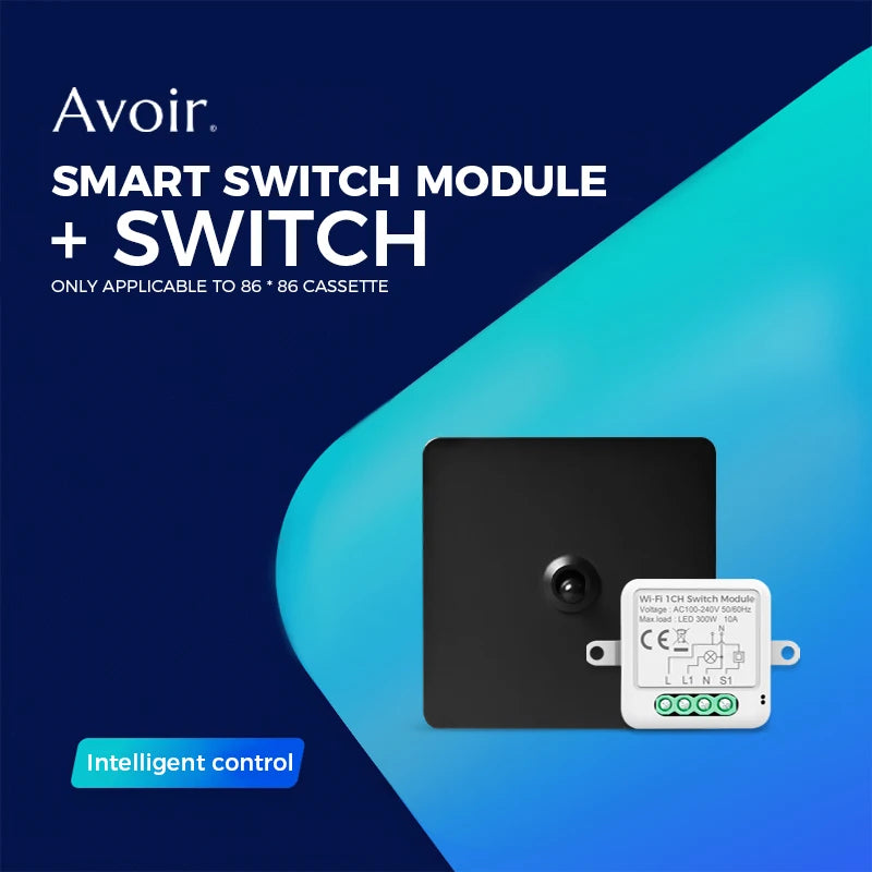 Avoir Alexa Accessories Black Vintage Wall Switch Zigbee Tuya Light Switches Home Decoration Smart Toggle Switch 220V Stainless - Daisan Mart