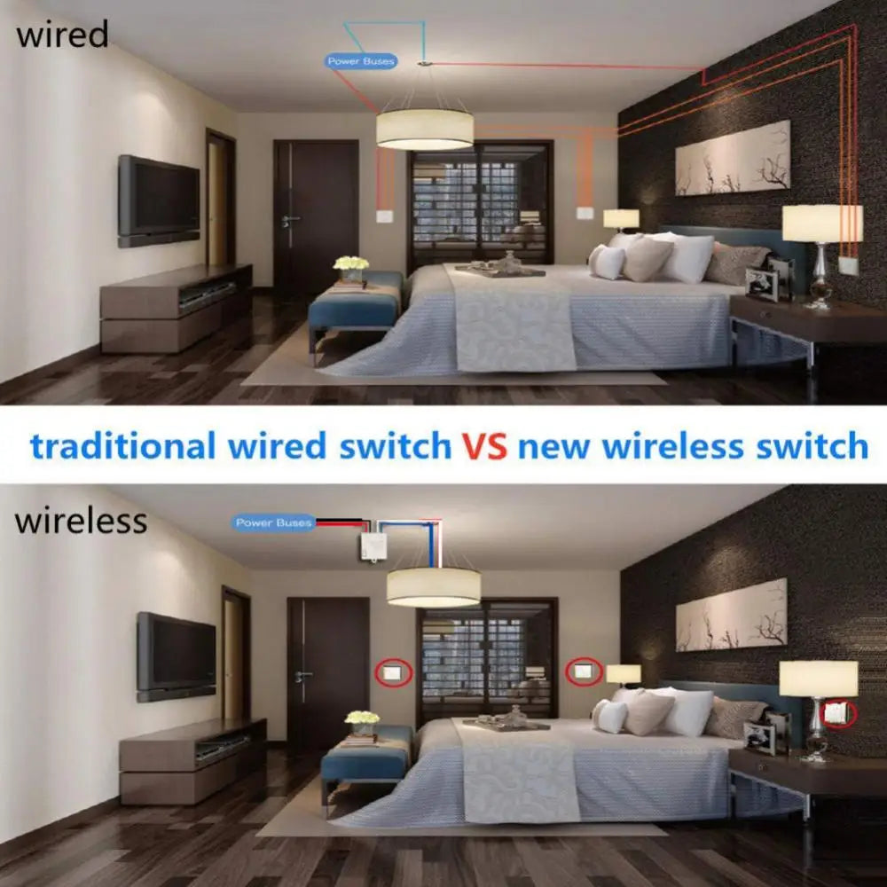 Smart WiFi Switch Controls 220V LED Lights