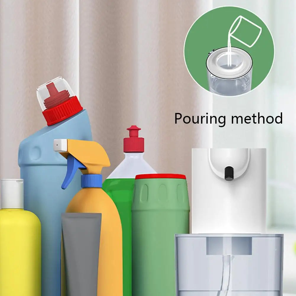 Máy xịt xà phòng tự động 400ml - 4 tốc độ, sạc USB - Daisan Mart