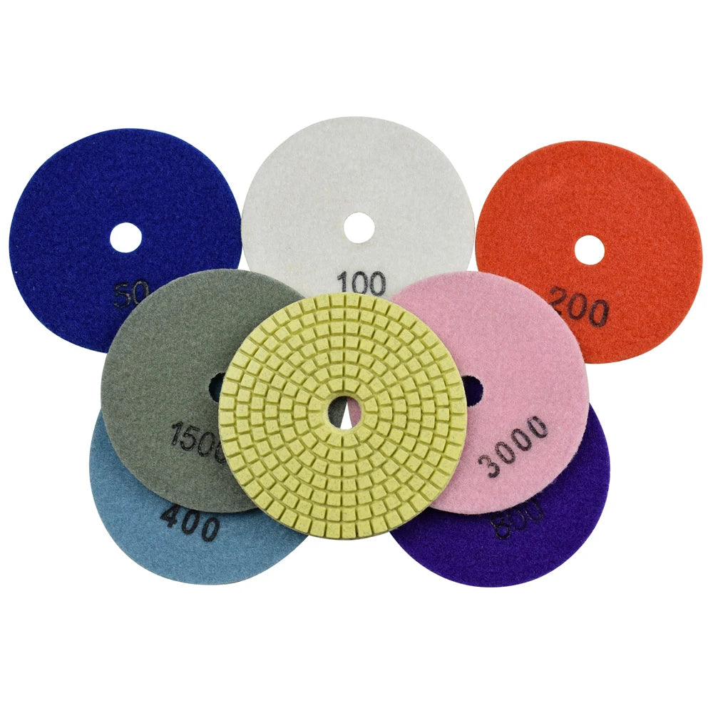 Đĩa Mài Kim Cương Ướt Cho Đá Cẩm Thạch 80/100mm - Daisan Mart