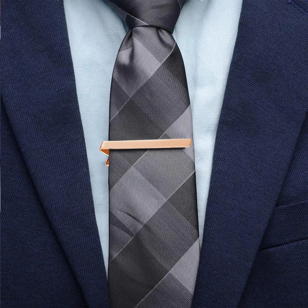 經典黃銅領帶夾 - 男士風格