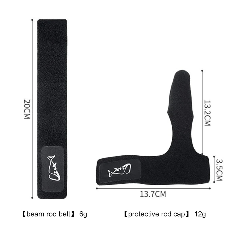 Elastic Fishing Rod Strap to Protect Rod Tip