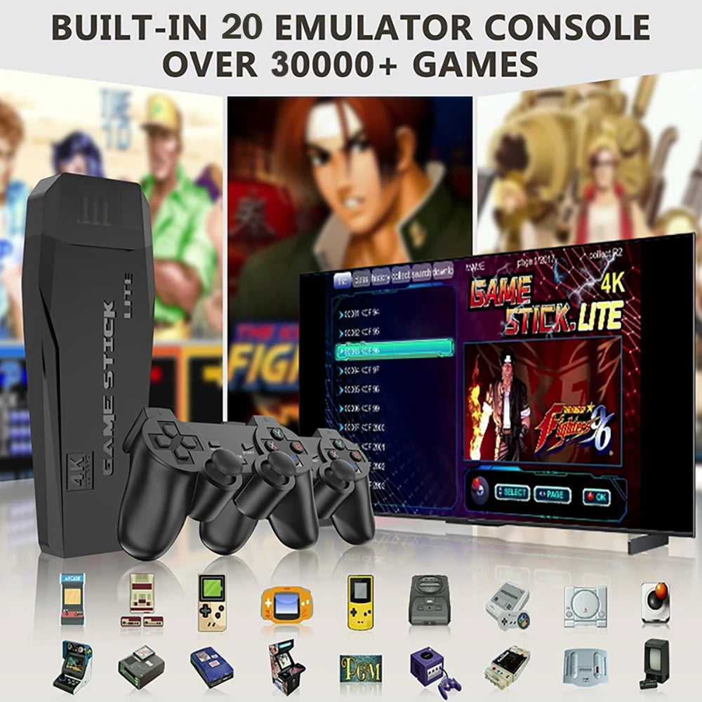 Máy Chơi Game Retro HD 4K M8 - Tay Cầm Không Dây - Daisan Mart