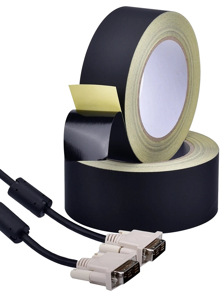 30M Black Acetate Cloth Single-sided Adhesive Tape Wire Bnding High Temperature Resistance Tape For Electric Phone LCD Repair - Daisan Mart