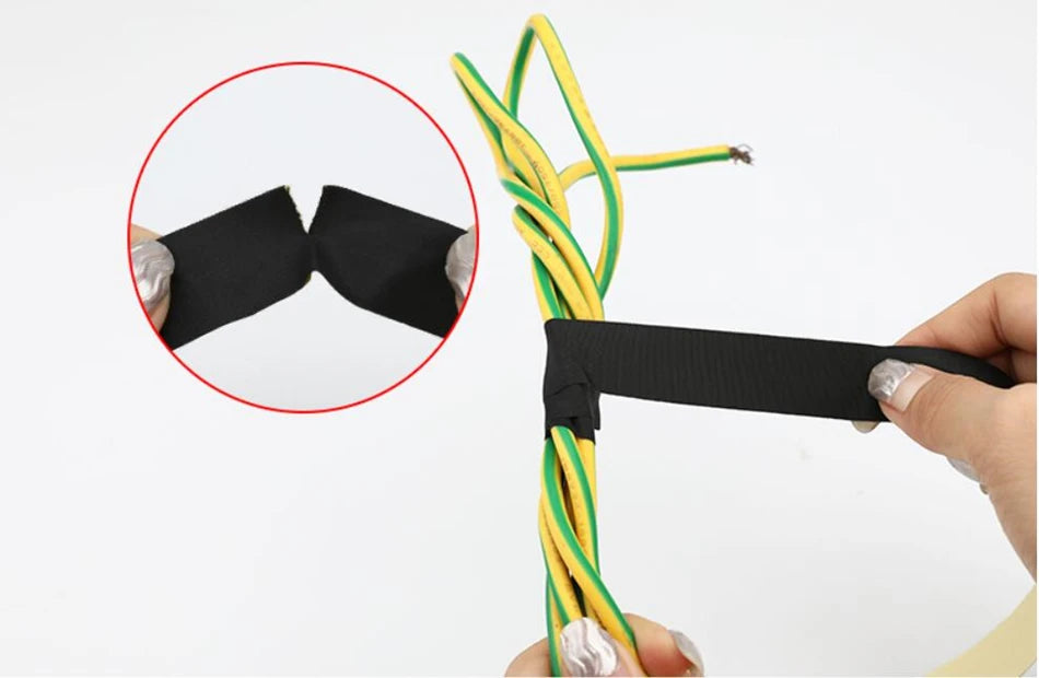 30M Black Acetate Cloth Single-sided Adhesive Tape Wire Bnding High Temperature Resistance Tape For Electric Phone LCD Repair - Daisan Mart