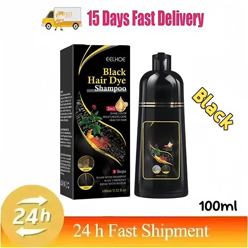 Dầu Gội Thảo Dược 3in1 Nhuộm Tóc Đen An Toàn 50ml - Daisan Mart