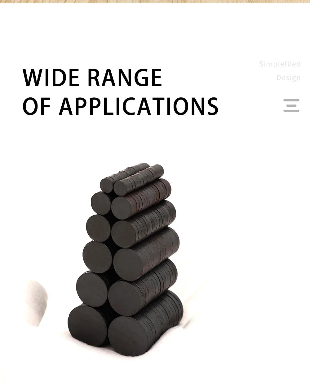 Nam Châm Đen Ferrite Tròn 14-20mm Dạy Học, Dán Tủ - Daisan Mart