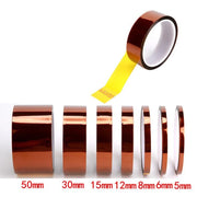 3-30mm Kapton Tape Polyimide Adhesive Insulating capton tape Electric insulating Heat Tape For PCB insulation  Protection - Daisan Mart
