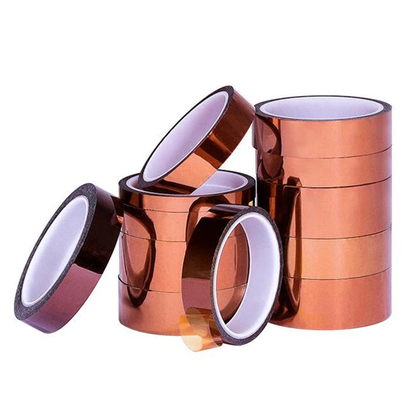 3-30mm Kapton Tape Polyimide Adhesive Insulating capton tape Electric insulating Heat Tape For PCB insulation  Protection - Daisan Mart