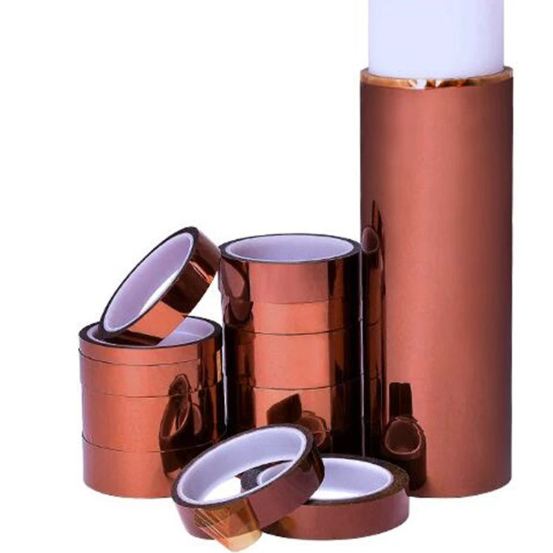 3-30mm Kapton Tape Polyimide Adhesive Insulating capton tape Electric insulating Heat Tape For PCB insulation  Protection - Daisan Mart