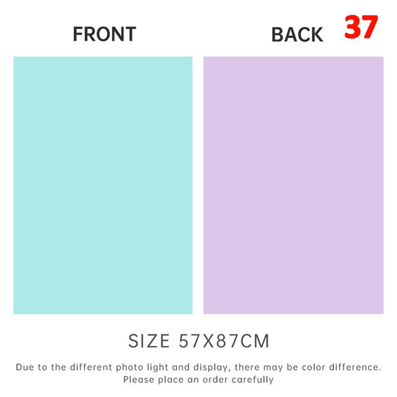 Photography Backdrops Wallpaper 57*87cm 2sides Solid Color Photo Background Props for Photo Studio Newborn Product Photographic - Daisan Mart
