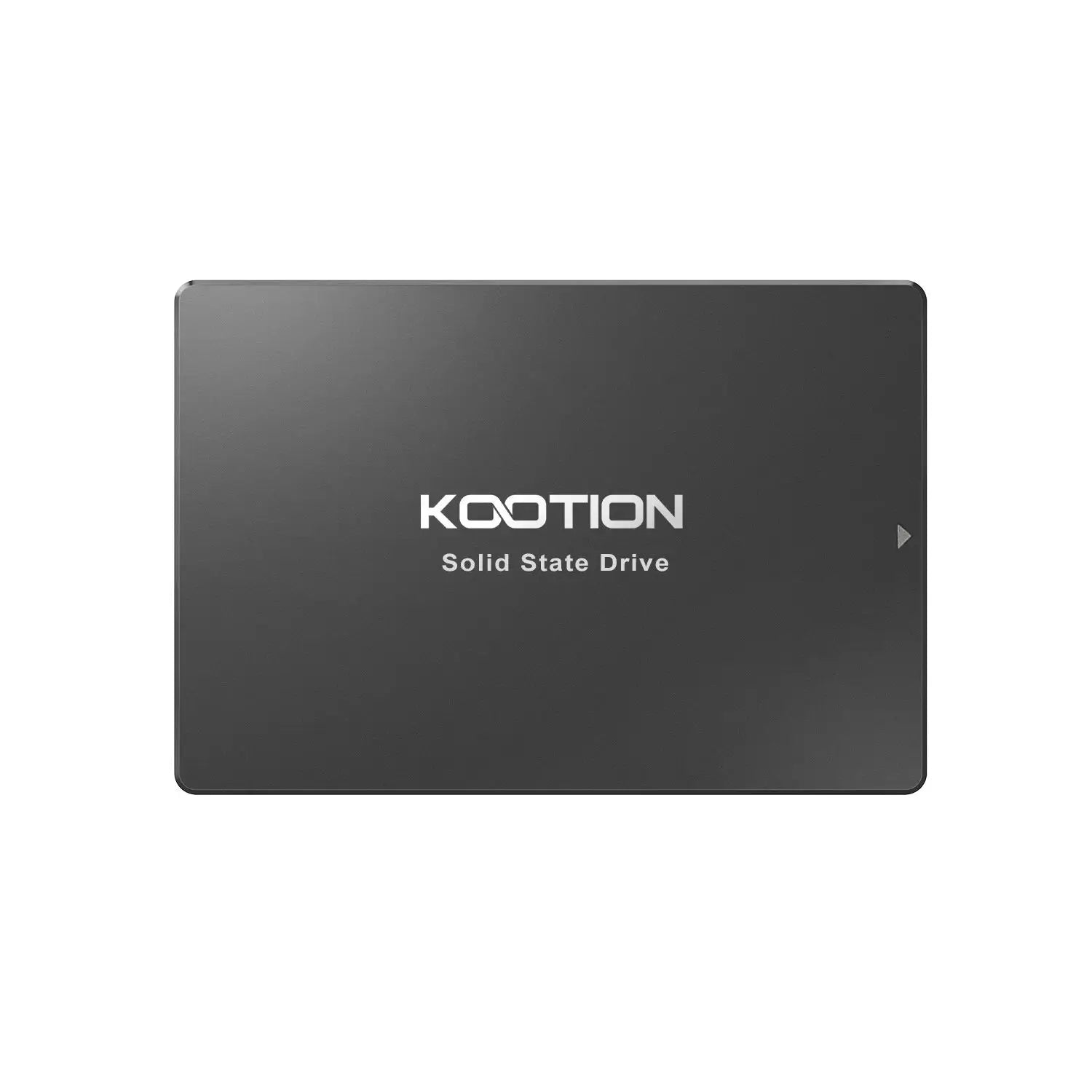 Ổ cứng SSD màu đen, chữ "KOOTION Solid State Drive" màu trắng ở giữa.