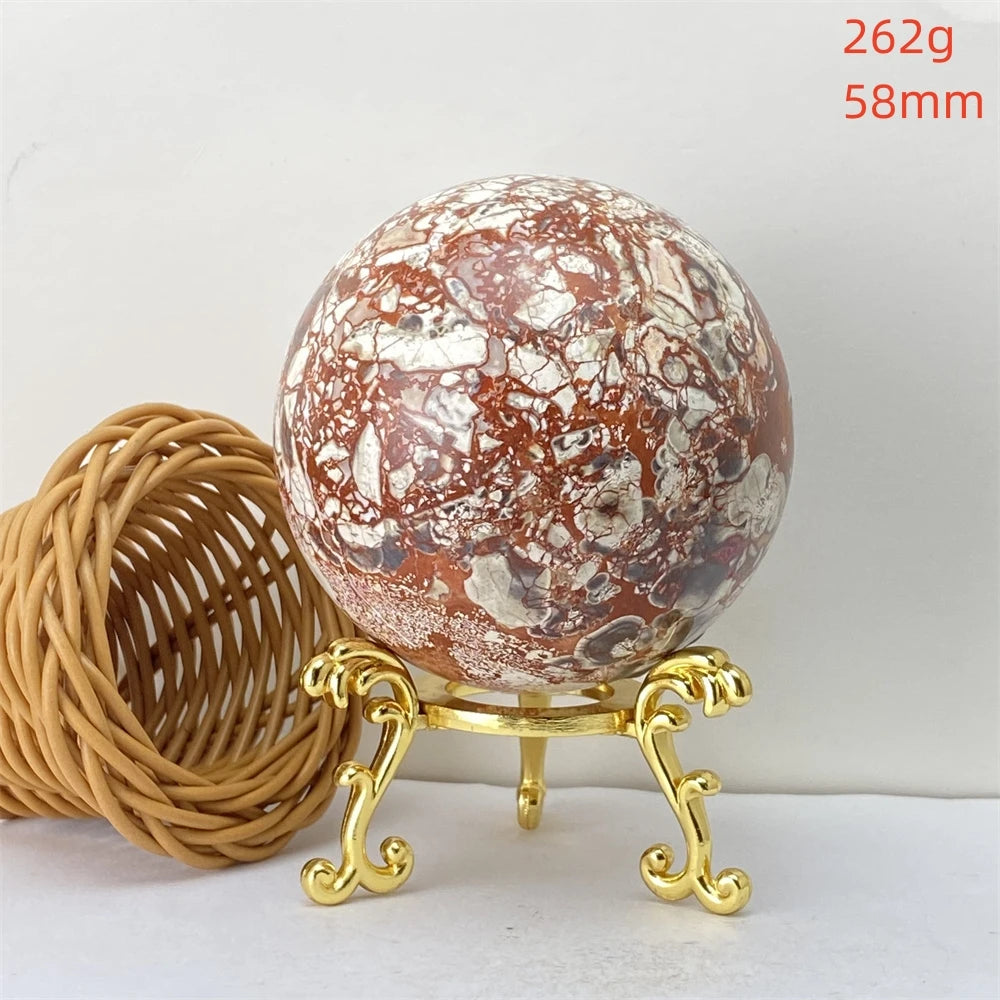 Quả Cầu Thạch Anh Cam Tự Nhiên Phong Thủy May Mắn - Daisan Mart