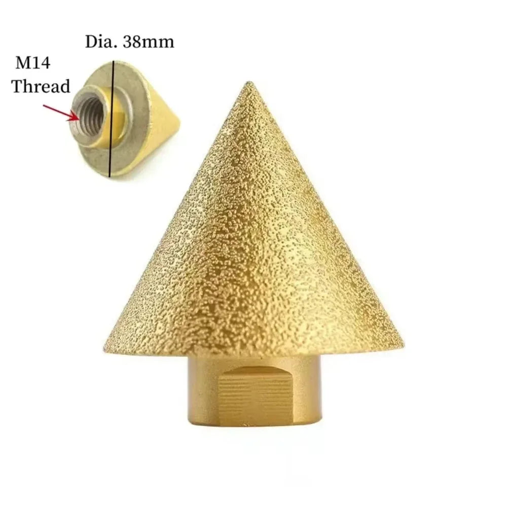 Mũi Khoan Côn Đánh Bóng M14 Chỉnh Vát Kim Cương 38/50mm - Daisan Mart