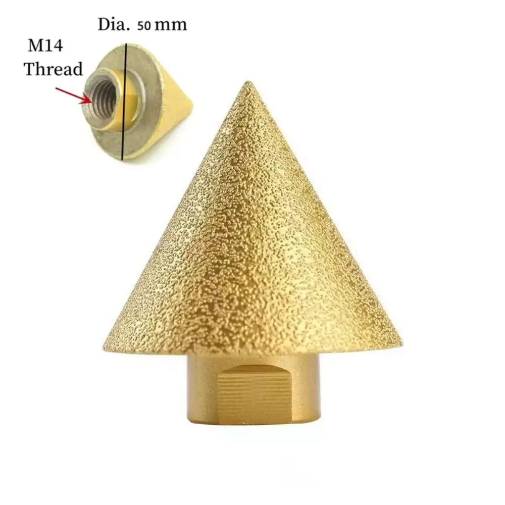 Mũi Khoan Côn Đánh Bóng M14 Chỉnh Vát Kim Cương 38/50mm - Daisan Mart