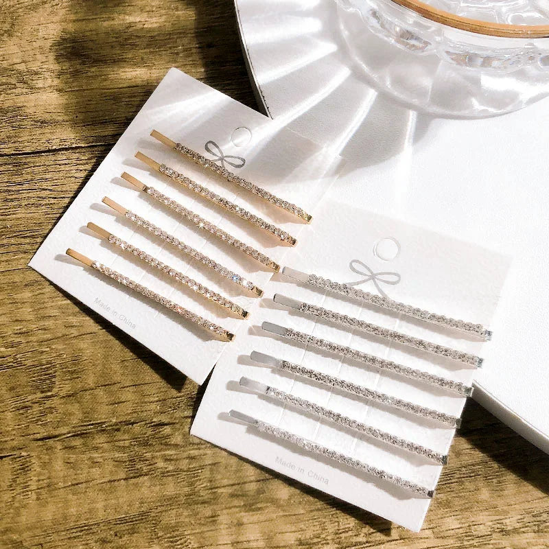 時尚合金閃亮水鑽女士髮夾