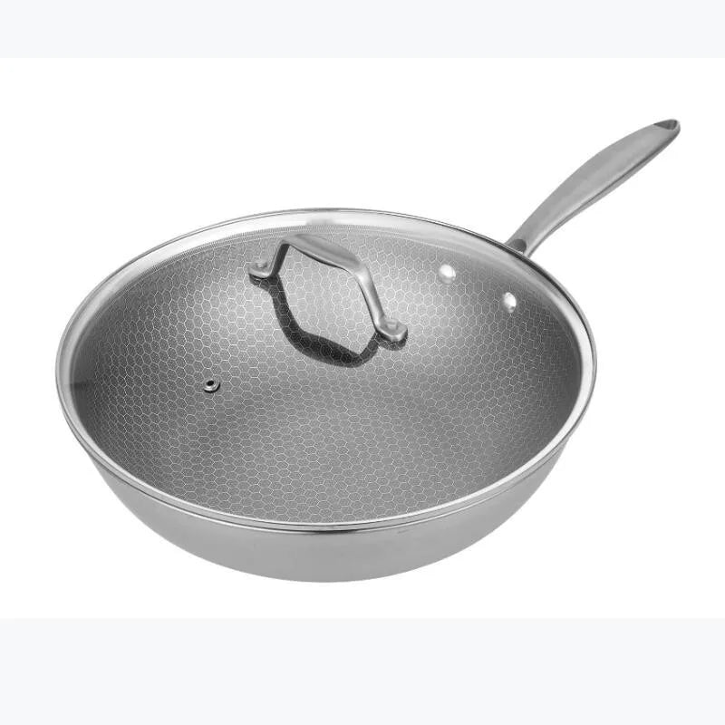 Bộ Nồi Chảo Inox Phủ Gốm Cao Cấp Đa Năng Nhà Bếp - Daisan Mart