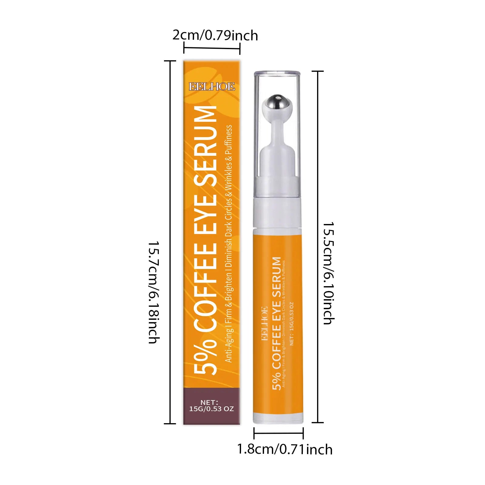 Serum Lăn Mắt Chống Nhăn & Giảm Quầng Thâm Collagen - Daisan Mart