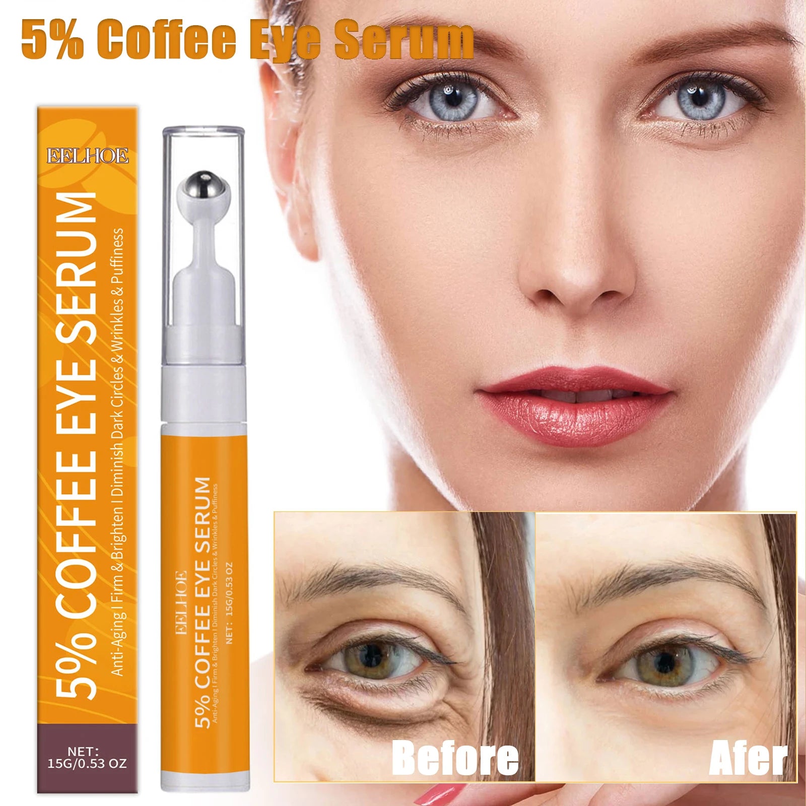 Serum Lăn Mắt Chống Nhăn Giảm Thâm Bọng Collagen - Daisan Mart