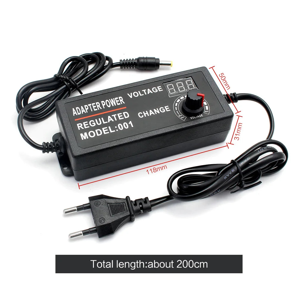 Nguồn chuyển đổi đa năng AC-DC 3-24V có màn hình hiển thị