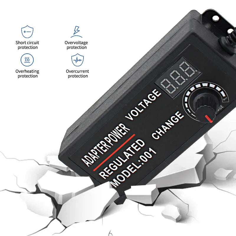 Nguồn chuyển đổi đa năng AC-DC 3-24V có màn hình hiển thị