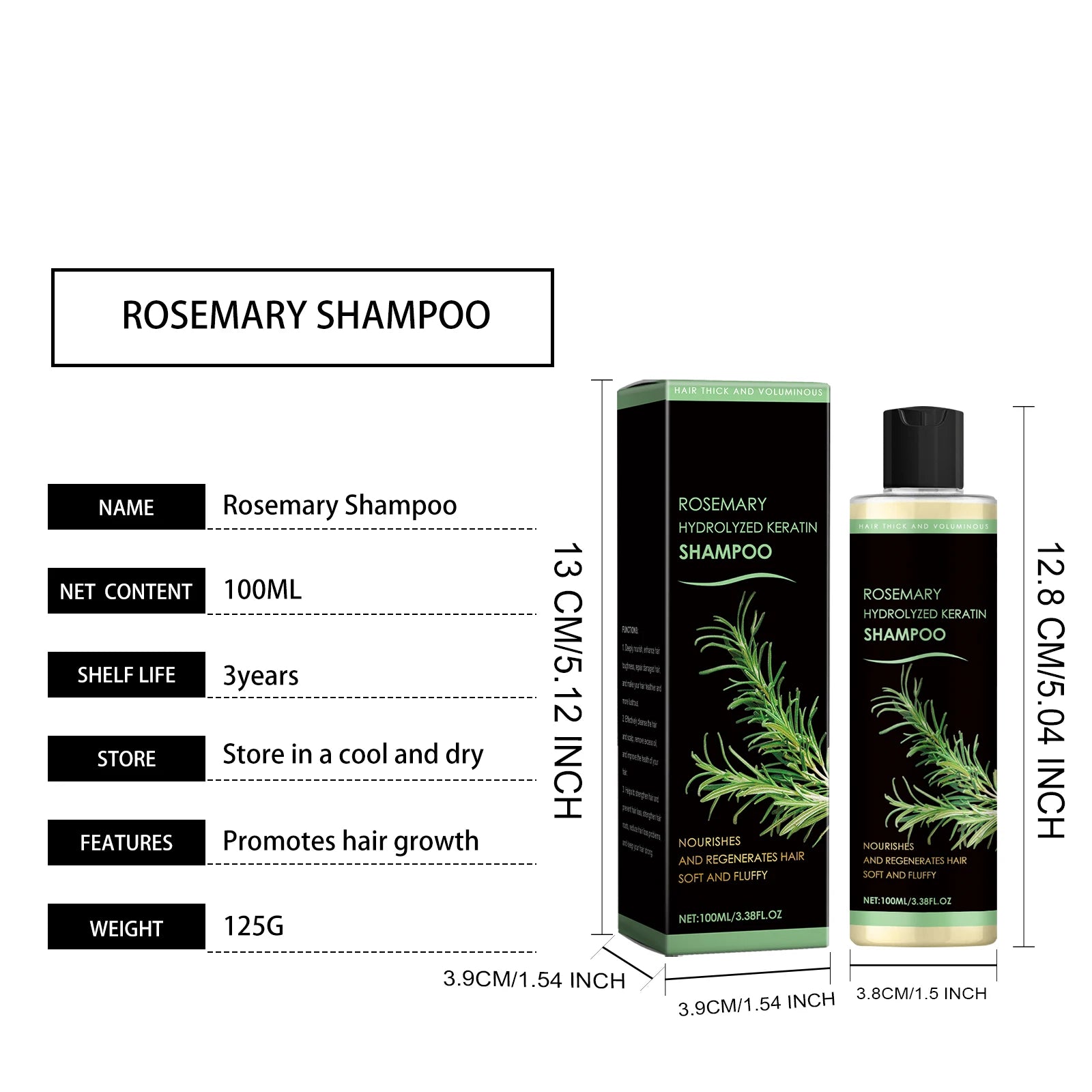 Rosemary Shampoo Nourishes Scalp &amp; Promotes Healthy Hair Growth