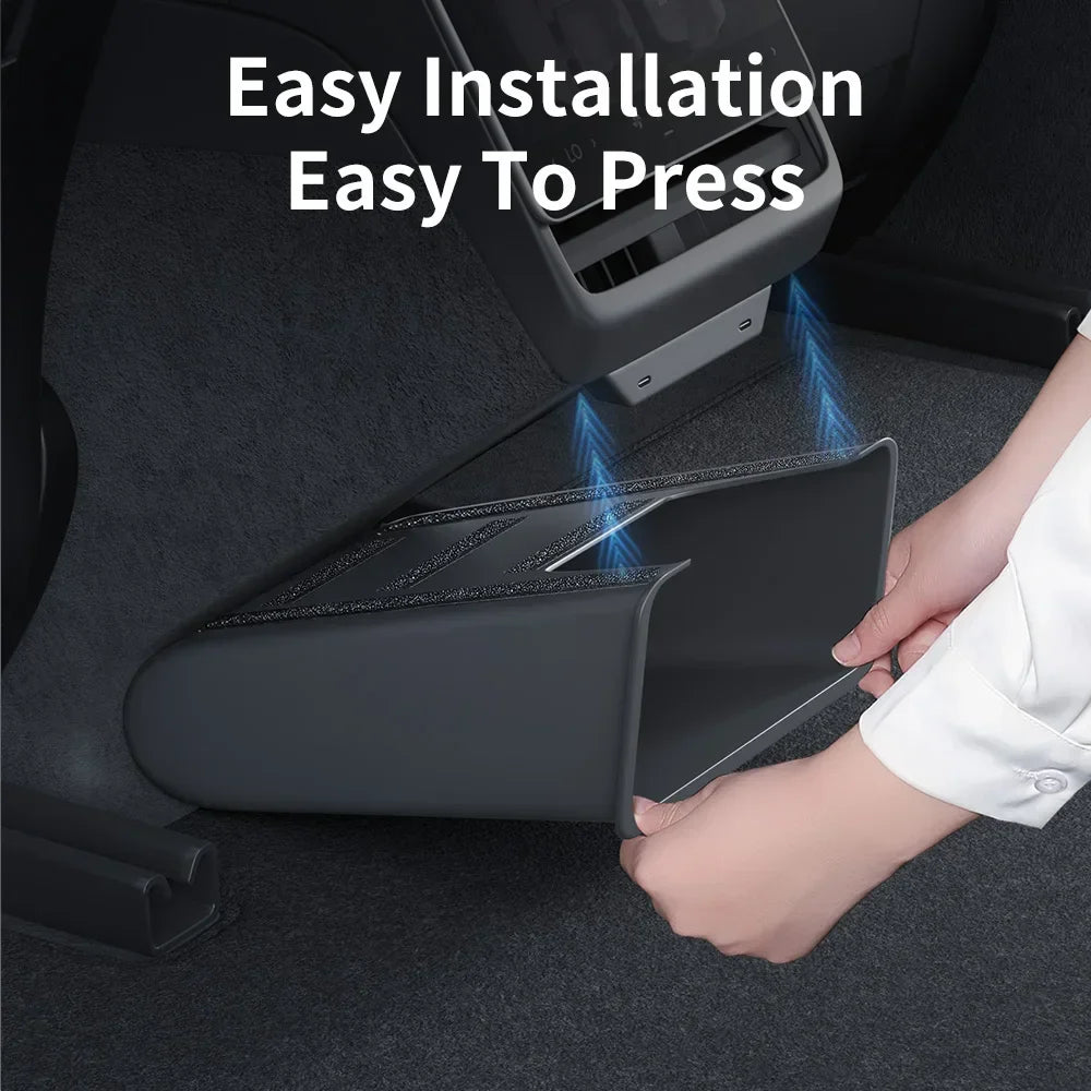 YZ Rear Seat Trash Can For Tesla Model 3 Y Highland Juniper Rear Interior Storage Box Magnetic garbage bin Car Accessories - Daisan Mart
