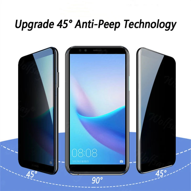 Anti-Spy Tempered Glass For Cubot X100 Privacy Screen Protector For Cubot X100 Full Cover Anti-Spy Glass For Cubot X100 Glass - Daisan Mart