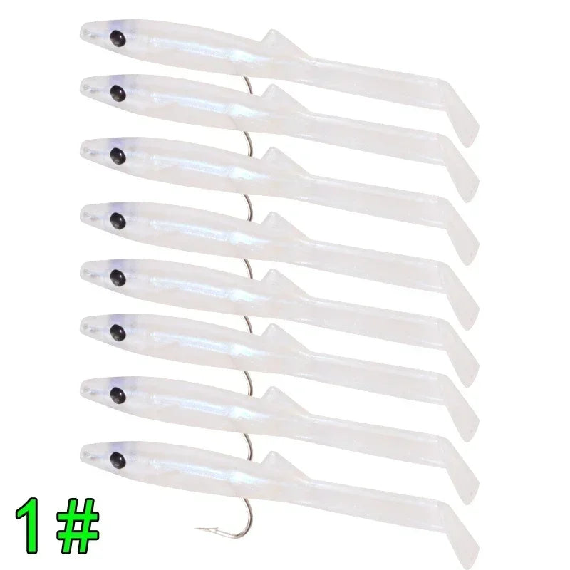 Mồi Giả Silicone Câu Cá Biển Afishlure 8 Món 65mm - Daisan Mart