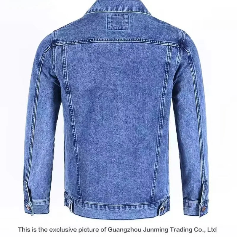 Áo Khoác Jean Nam Thời Trang Xuân Thu Form Đứng Trẻ - Daisan Mart