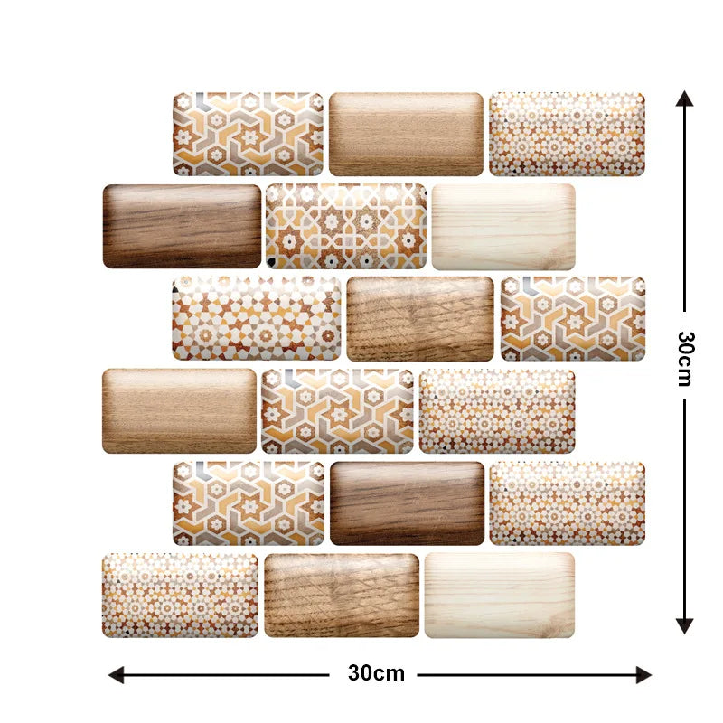 Gạch Dán Tường 3D Chống Nước Trang Trí Nhà Bếp & WC - Daisan Mart