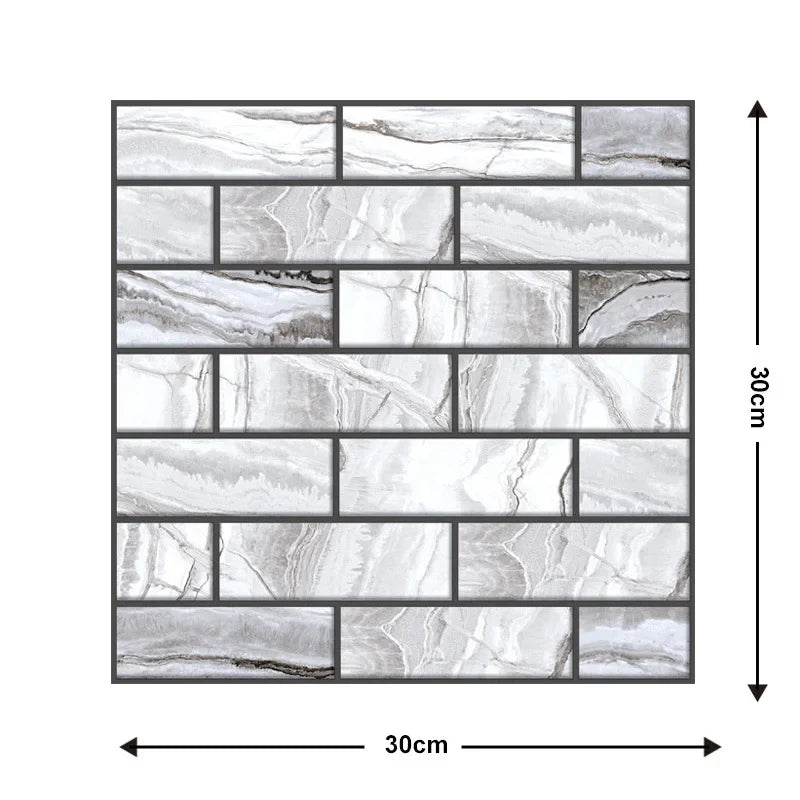 Gạch Dán Tường 3D Chống Nước Trang Trí Nhà Bếp & WC - Daisan Mart