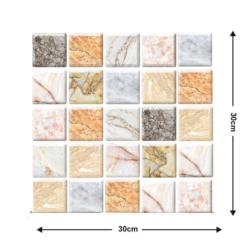 Gạch Dán Tường 3D Chống Nước Trang Trí Nhà Bếp & WC - Daisan Mart