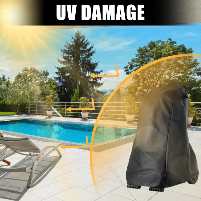 YD61 Pool Cleaner Caddies Cover Replacement Pool Caddies Robotic Pool Cleaner Robot Customs Protective Cover Weatherproof - Daisan Mart