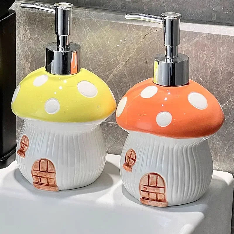 Chai Sứ 450ml Đựng Xà Phòng Cho Nhà Bếp & Phòng Tắm - Daisan Mart