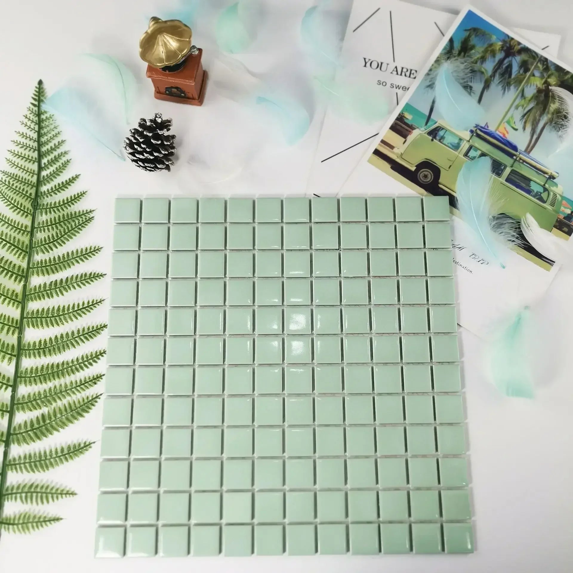 Gạch Mosaic Gốm Ốp Lát Hồ Bơi, Nhà Tắm, Bếp - Daisan Mart