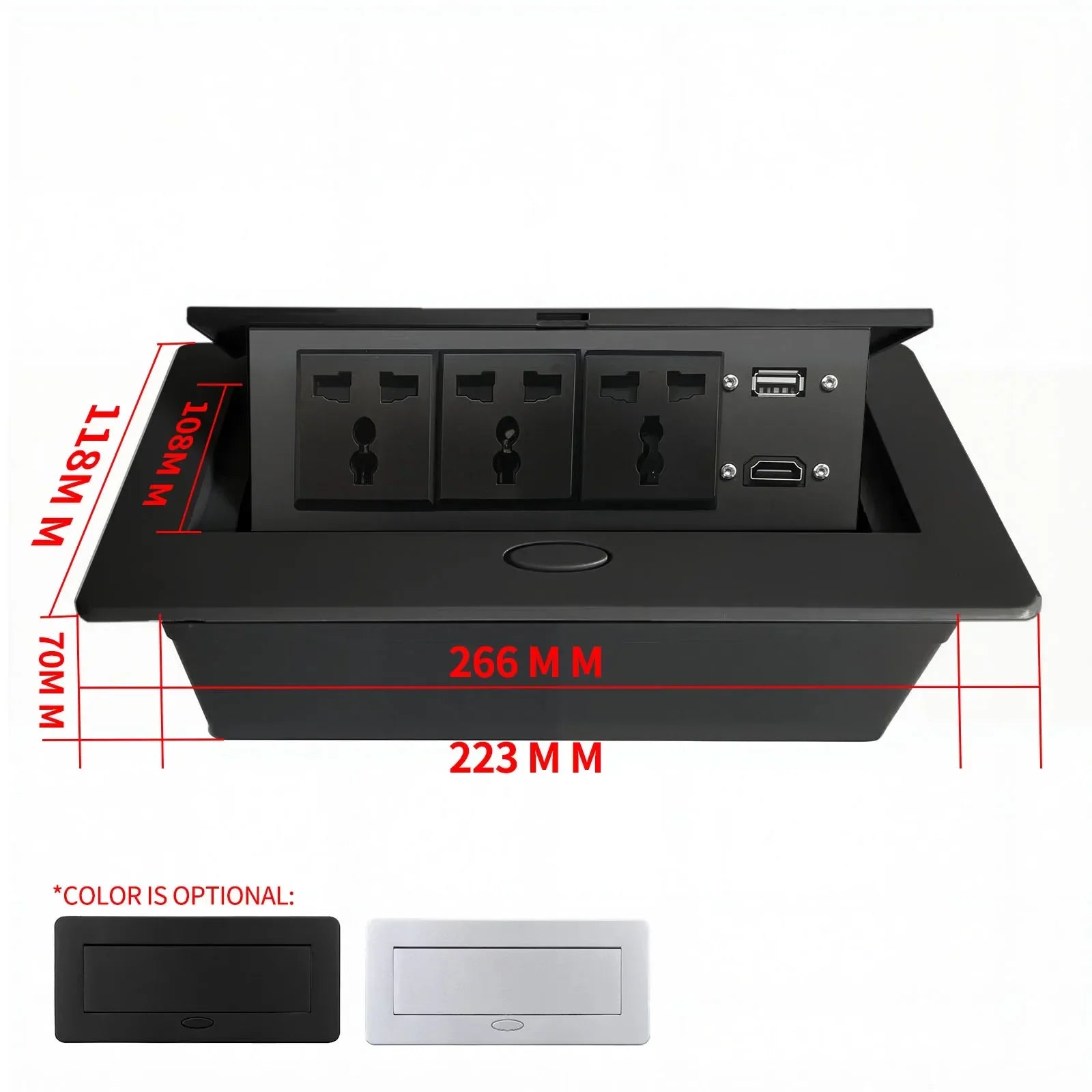 Ổ Cắm Đa Năng 6-in-1 USB/HDMI/RJ45 Hợp Kim Văn Phòng - Daisan Mart