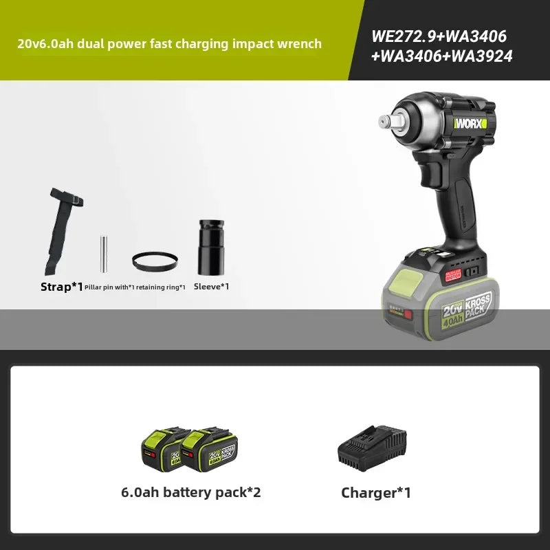 Máy vặn ốc điện không chổi than WE272 lực mạnh - Daisan Mart