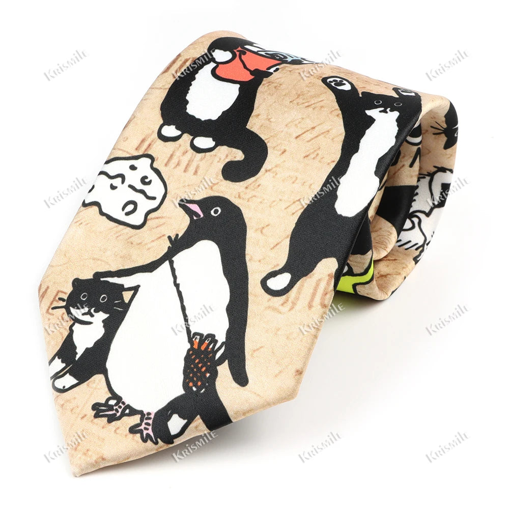 經典藝術圖案真絲領帶，8.5厘米