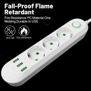 Ổ Cắm Điện Đa Năng 3/4/5 Cổng USB 2500W EU Plug - Daisan Mart