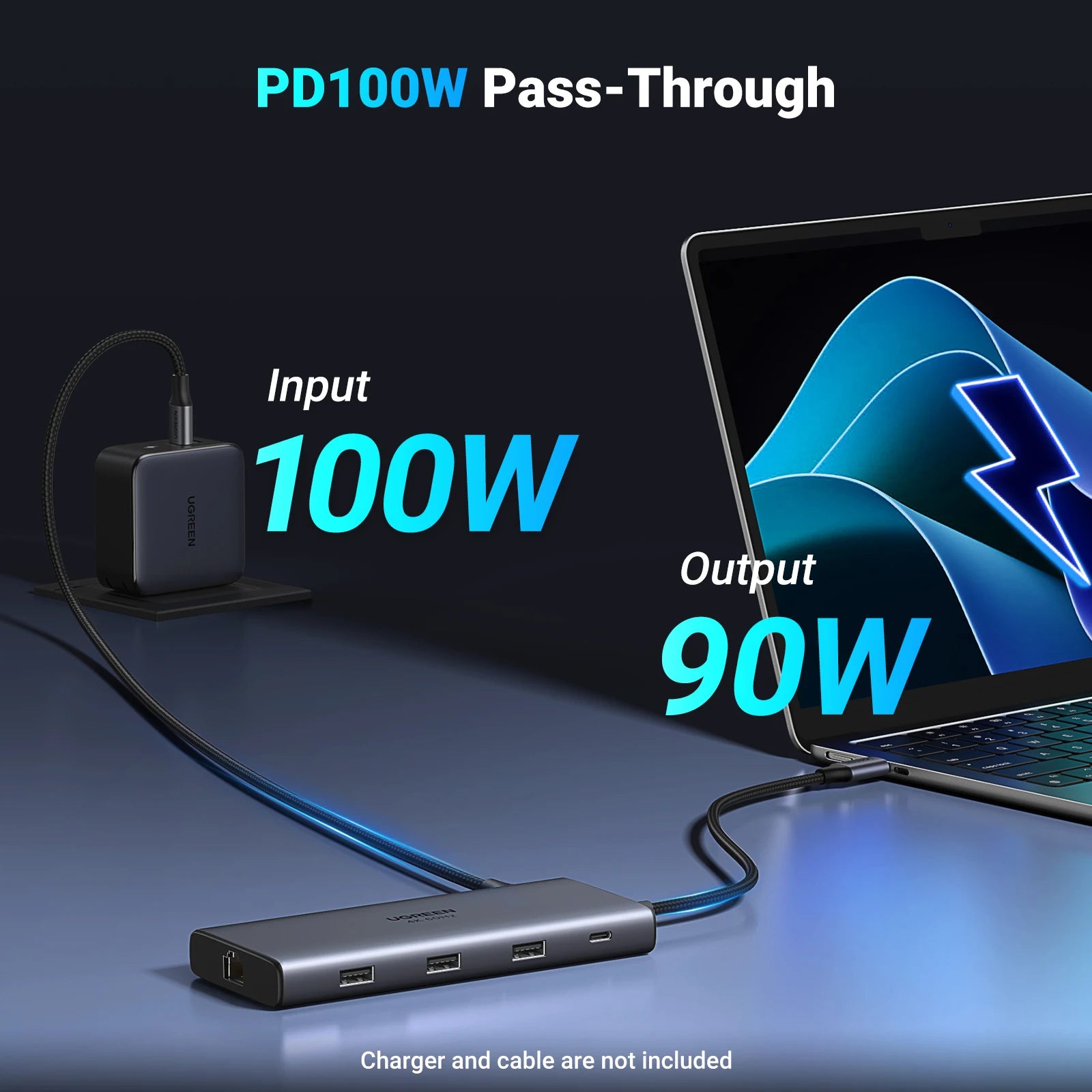 Hub USB-C UGREEN 10Gbps 4K60Hz Đa Năng Cho Laptop - Daisan Mart
